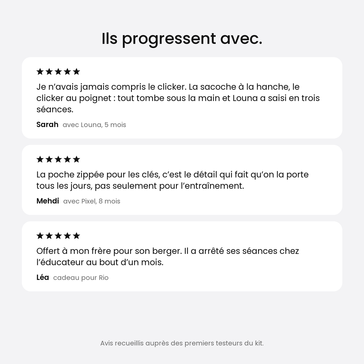 Avis des premiers testeurs du Kit Éducation