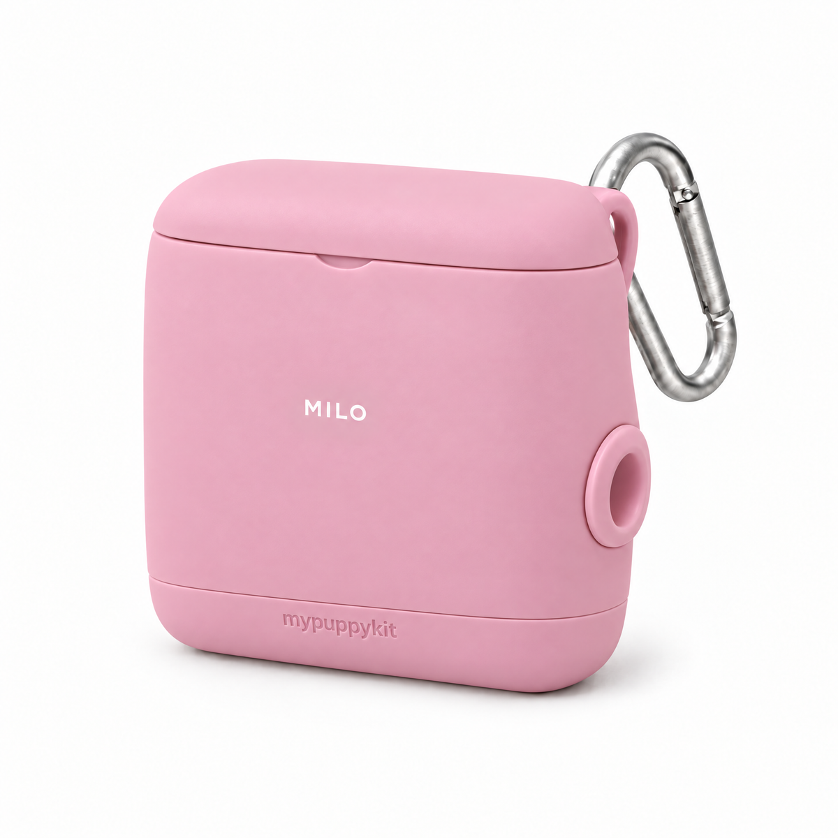 Pot à friandises coloris Rose, prénom MILO